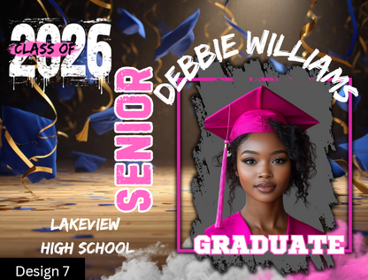 1.  MajorFLEX- Graduation:  TShirts/Tumblers & Fans