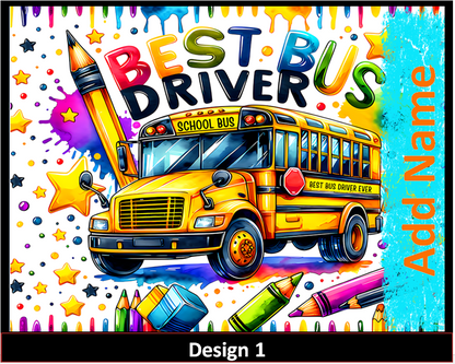 MajorFLEX:  Occupation-  School Bus Driver Tumbler Designs