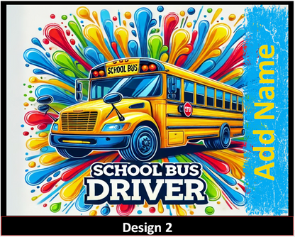 MajorFLEX:  Occupation-  School Bus Driver Tumbler Designs