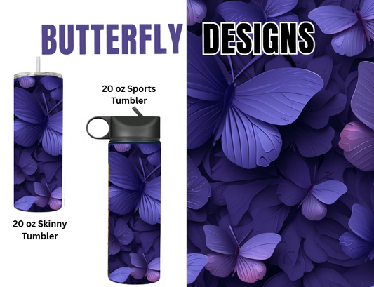 MajorFLEX:  {{Add Name}}  Butterfly Tumbler Designs