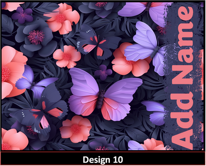 MajorFLEX:  {{Add Name}}  Butterfly Tumbler Designs