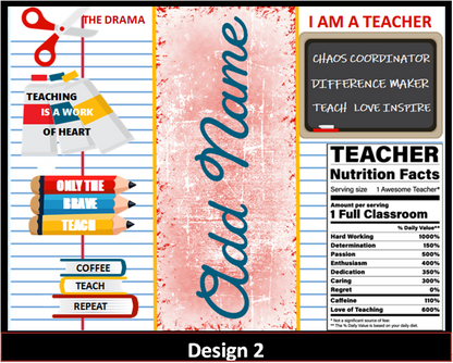 MajorFLEX: Occupation - Education Tumbler Designs