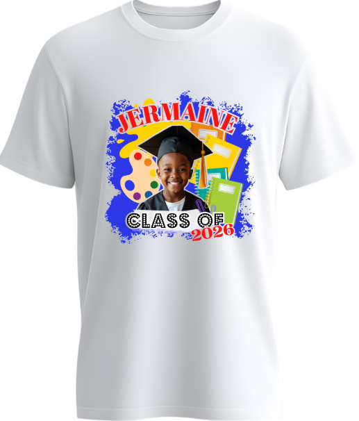 1.  MajorFLEX- Child Graduation:  TShirts/Tumblers & Fans