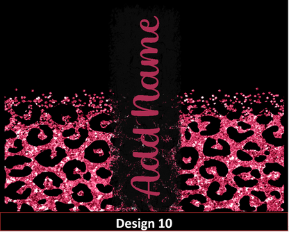 MajorFLEX:  {{Add Name}}  Lepoard Glitter Tumbler Designs
