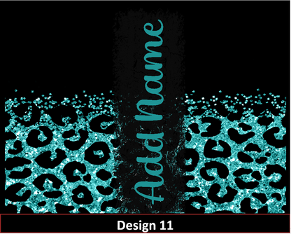 MajorFLEX:  {{Add Name}}  Lepoard Glitter Tumbler Designs