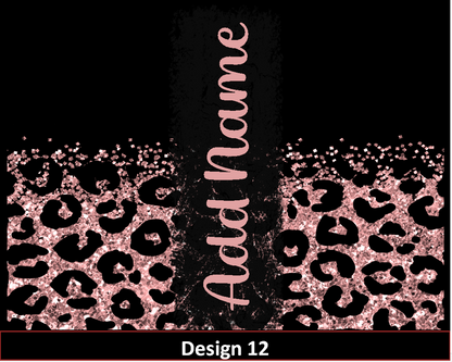 MajorFLEX:  {{Add Name}}  Lepoard Glitter Tumbler Designs