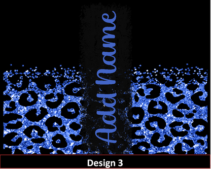 MajorFLEX:  {{Add Name}}  Lepoard Glitter Tumbler Designs