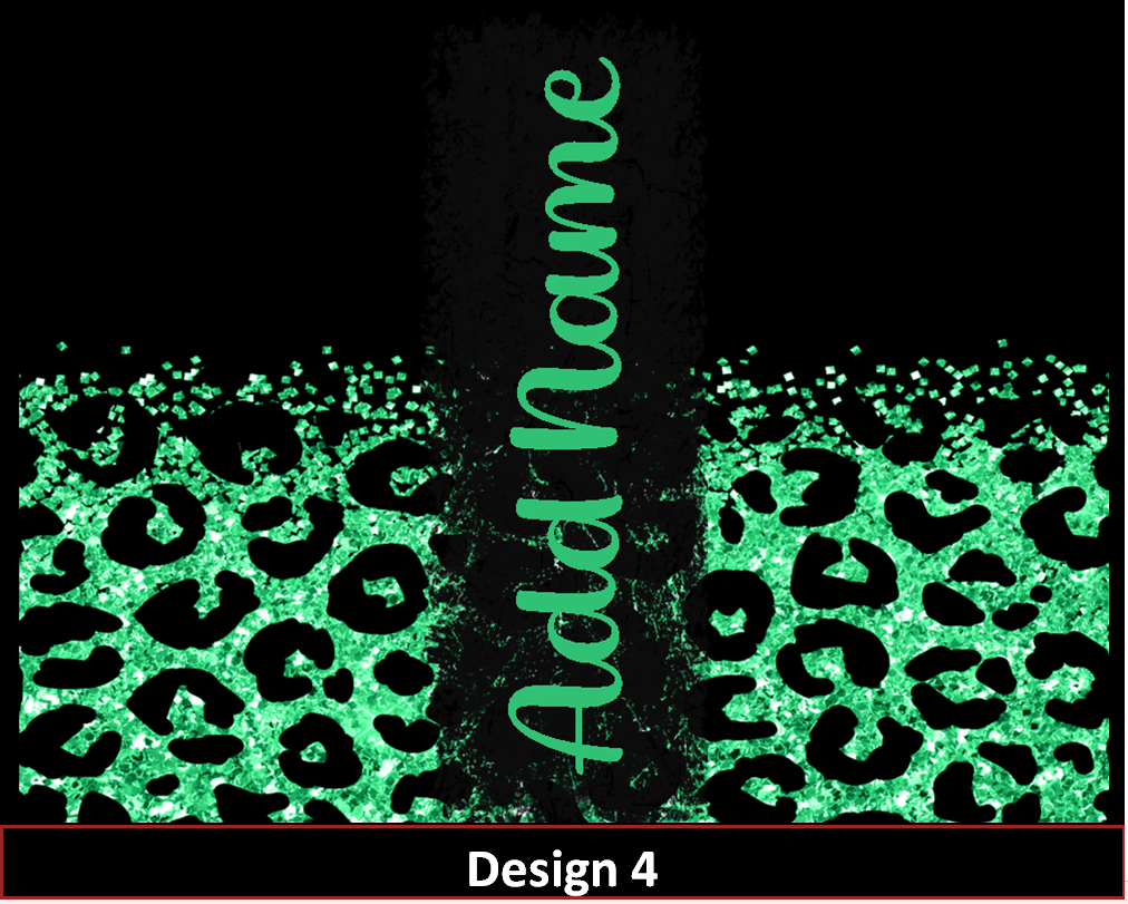 MajorFLEX:  {{Add Name}}  Lepoard Glitter Tumbler Designs