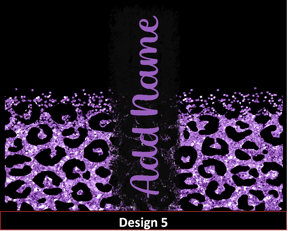 MajorFLEX:  {{Add Name}}  Lepoard Glitter Tumbler Designs