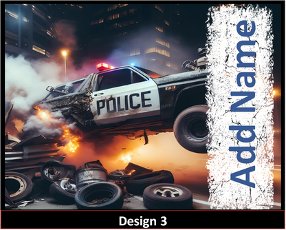 MajorFLEX:  Occupation -   Firefighter and Police Officer Tumbler Designs