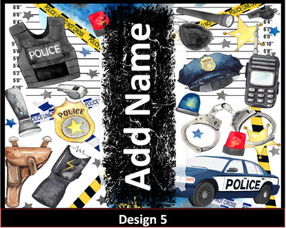 MajorFLEX:  Occupation -   Firefighter and Police Officer Tumbler Designs