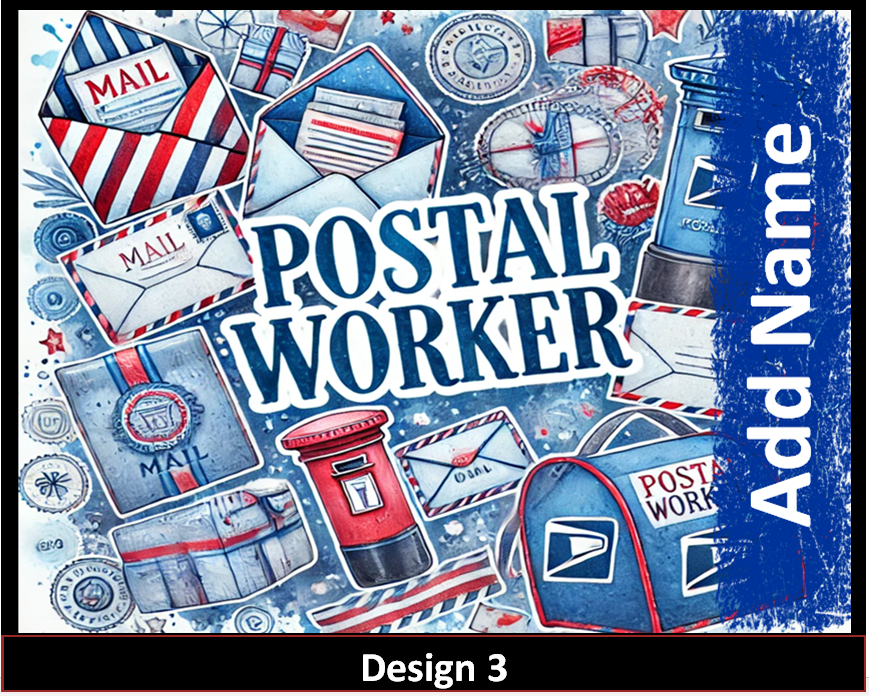 MajorFLEX:  Occupation - PostalWorker Tumbler Designs