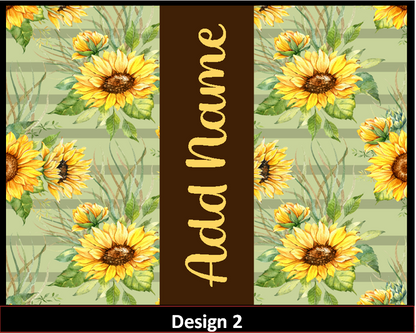 MajorFLEX:  {{Add Name}}  Sunflower Tumbler Designs