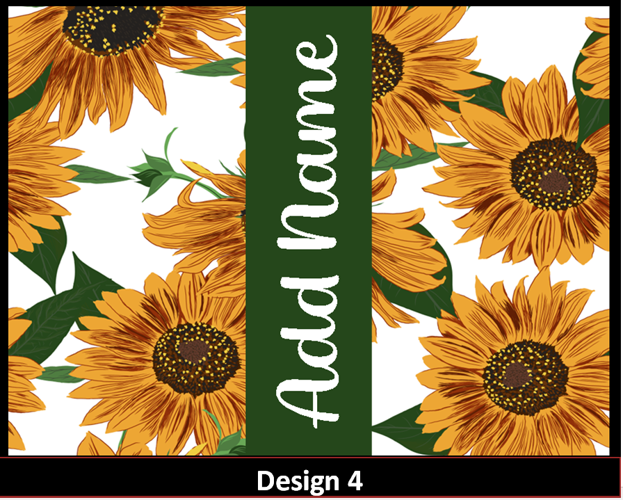 MajorFLEX:  {{Add Name}}  Sunflower Tumbler Designs