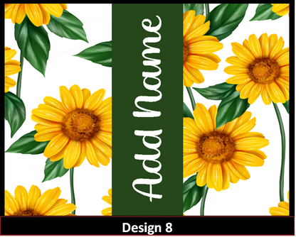 MajorFLEX:  {{Add Name}}  Sunflower Tumbler Designs