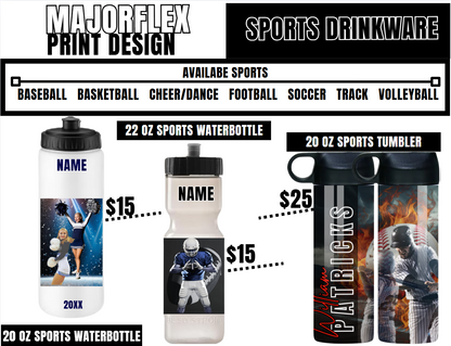 A.  MajorFLEX- TEAM:  Sport Tumblers