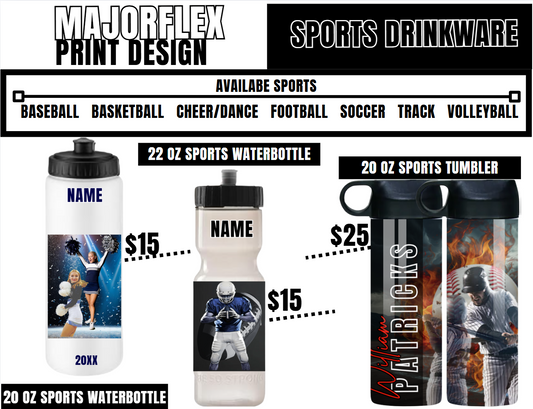 A.  MajorFLEX- TEAM:  Sport Tumblers