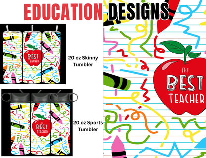 MajorFLEX: Occupation - Education Tumbler Designs