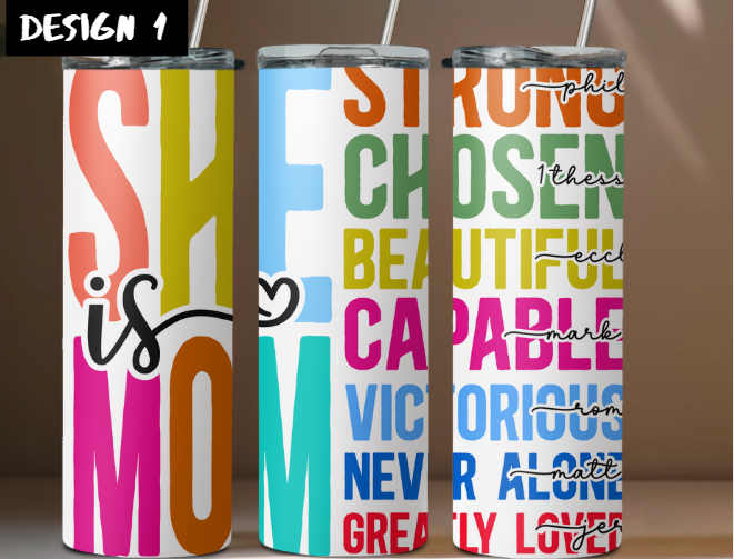 Mother's Day 20 oz Skinny Tumbler's