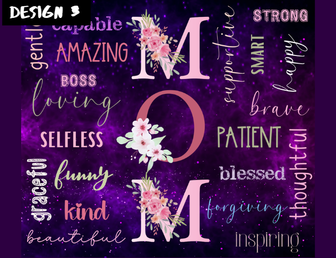 Mother's Day 20 oz Skinny Tumbler's