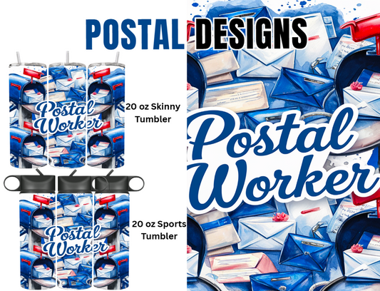 MajorFLEX:  Occupation - PostalWorker Tumbler Designs
