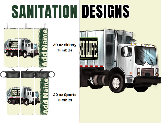 MajorFlex:  Occupation -  Sanitation Worker Tumbler Designs